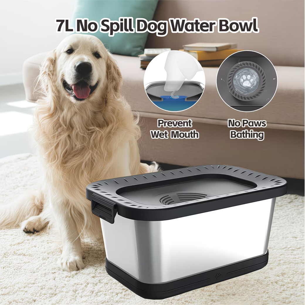 No-Spill Dog Water Bowl